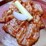 李昇 - 上ホルモン（味噌）　圧倒的に美味しいです