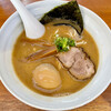 Noukou Gyokai Raumen Jun - 「豚骨魚介らぅ麺(並盛)(800円)+味付玉子(100円)」です