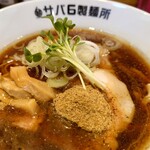 サバ６製麺所 - サバ醤油♪