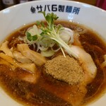 サバ６製麺所 - サバ醤油♪