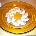 カスレ - 生ハムとカブのマリネ