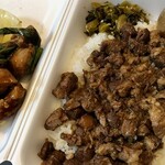 八合魯肉飯 - 魯肉飯（中・煮玉子）＆三杯鶏