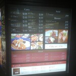 curry restaurant BRUNO - カレーメニュー