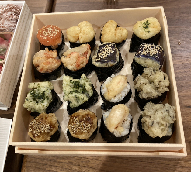 『お持ち寄りのPartyにぴったりなお洒落な天むす』by アメショ15 : 築地 天むす 松屋銀座店 - 銀座一丁目/その他 [食べログ]