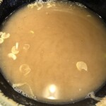 つけソバ いしい - スープ割り(スッキリスープ)