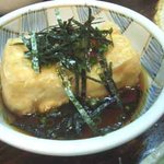鳥善 - 1000円セット4品の1品03/豆腐料理（揚げ出し豆腐）