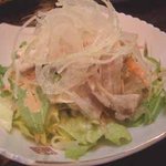 鳥善 - 1000円セット4品の1品04/日替り一品（豚しゃぶサラダ）