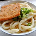 手打うどん たむら - かけ２玉+お揚げ