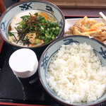 セルフうどん さかいで - 天丼セット