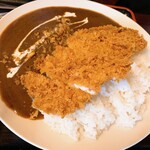 ふくくるしょくどう - 同行者のカツカレー　割とボリュームあります