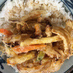 セルフうどん さかいで - サクサク天ぷら  かき揚げ