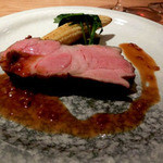 薬院 なかがわ - きなこ豚　もろみソース