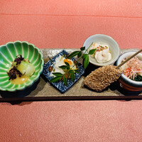 食堂 ぎんみ - 季節前菜の盛り合わせ