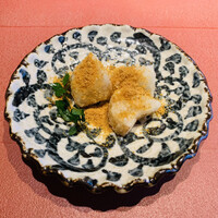 食堂 ぎんみ - 揚物：冬大根の唐揚げ　からすみパウダーをかけて