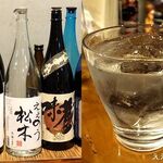 Momijitei - 今治産芋焼酎「ええのう松木」（1杯660円）