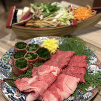 黄金出汁しゃぶと江戸前寿司 肉のあさつ 梅田お初天神店 - 