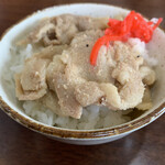 麺匠 大黒 - 豚バラ丼（小） サービス^ ^