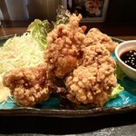 宮崎酒場 ゑびす ルクアバルチカ店 - 唐揚げ定食1,100円。