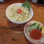 Ichikawa - サラダ、香の物