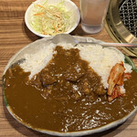 焼肉スタミナ苑 - 特製ビーフカレー特盛940円