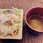 KUBOTA食堂 - サラダ、スープ