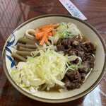 はうす - 肉きんぴらうどん　並