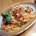 デルソル - ナスとミートの辛口スパゲッティ