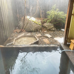 湯元館 - 部屋には露天風呂が付いてる