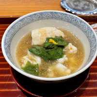 日本料理 別府 廣門 - 佐伯 天然伊勢海老、天然ふぐ白子鍋、日田 わさび葉っぱ、伊勢海老出汁