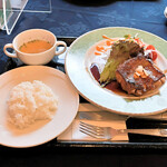 エリエールゴルフクラブ - オリーブ地鶏のステーキセット