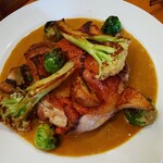 ビストロ マキムシ - きりしま地鶏もも肉グリル ベアルネーズソース