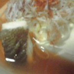 武蔵屋 - 温豆腐のアップ