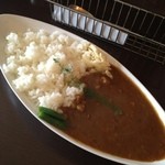 ザッシカフェ - 挽肉のカレーライス