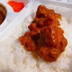 四月一日堂 - 四月一日カレー。せいろで炊きあげたご飯だそうです。