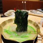 おにく 花柳 - ◎新ワカメも美味い！