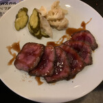 レストラン マヤ - ダチョウのカルパッチョ　1,000円