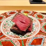 おにく 花柳 - ◆シャトーブリアンの炭火焼き（鳥取和牛）