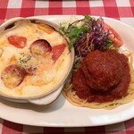 チロル - ホリデーランチ※ハンバーグパスタ＆グラタン