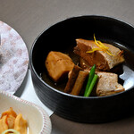 さんずろ家 - 【宿利用1日目・夕食】煮物