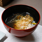 さんずろ家 - 【宿利用1日目・夕食】お吸い物：帆立