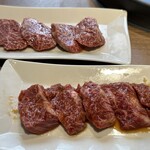 焼肉あきら - 下がハラミで上がサガリ