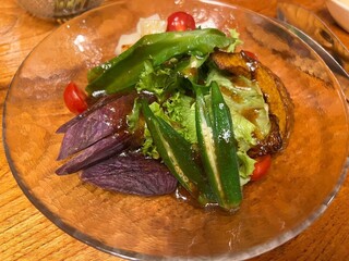 島とうふ 春おばぁ食堂 - 島野菜サラダ（仕入れによって内容は異なります。）