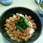 春木屋 - 青菜肉めし