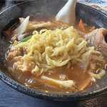 幸楽 - 自家製麺　カルビラーメン