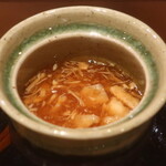 鮨 しみづ - トラフグの茶碗蒸しアップ