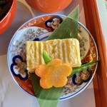 昭和モダン珈琲 茶楽音。 - サンドイッチにも使っているという卵焼き