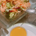 中国料理 桃李 - 海鮮サラダ　マンゴーソース