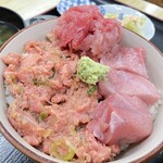 竹家食堂 - 【2023/1】二色丼アップ