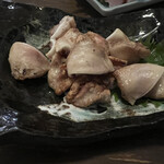 うまいもん小屋 岳 - 豚ノドブエ塩焼き