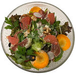 Baby leaf salad with Prosciutto and pink grapefruit ~Balsamic dressing~